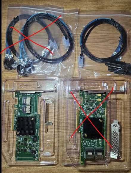 LSI SAS 9208-8i + 2xCablu SAS 36P SFF-8087 to 4 x SFF-8482 1m