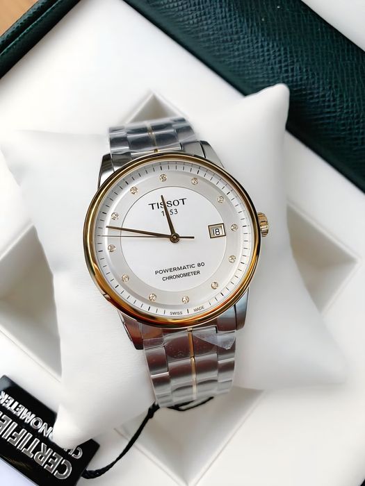 Ceas Tissot, Automatic (Powermatic 80), cu diamante, COSC