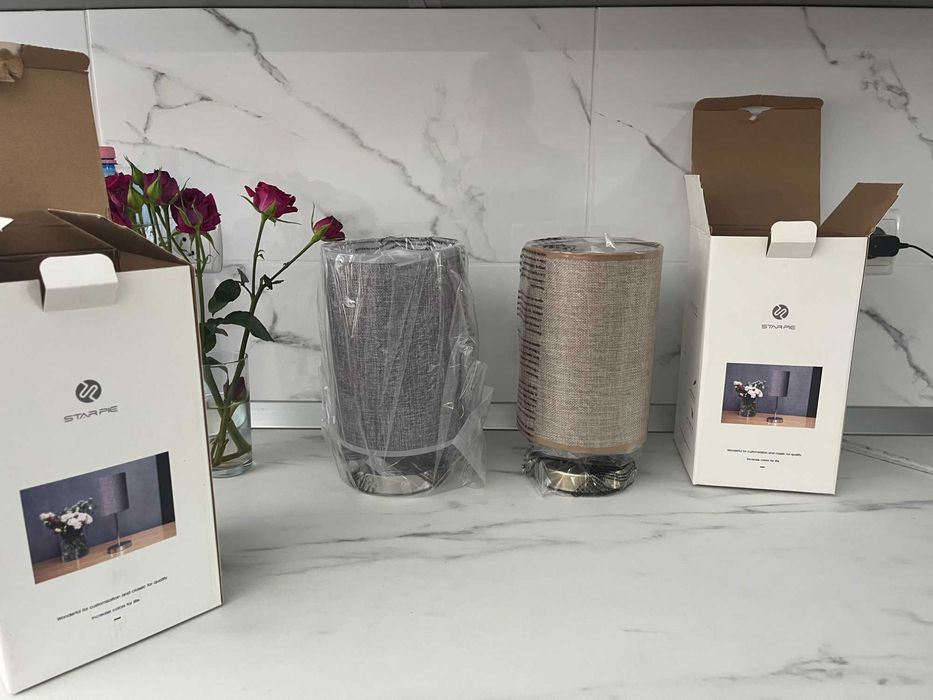 Set 4x Veioza Ø14x39cm gri