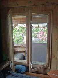 Vand toc, rame geam, usi interior de lemn (brad) cu sau fără obloane