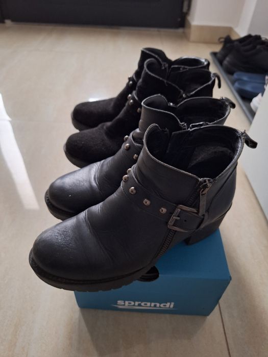 2 perechi de ghete la 60 lei, Benvenutti piele naturala, mar 36