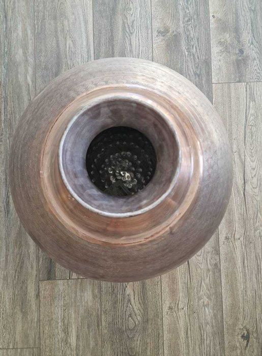 Vas decor metalic, vază dimensiuni mari