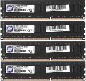 RAM 32GB 4x8gb G.SKILL F3-10600CL9S-8GBNT 1333Mhz DDR3