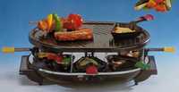 AFK Raclette Grill 8 in 1 cu doua suprafete pentru gratar si gratinat