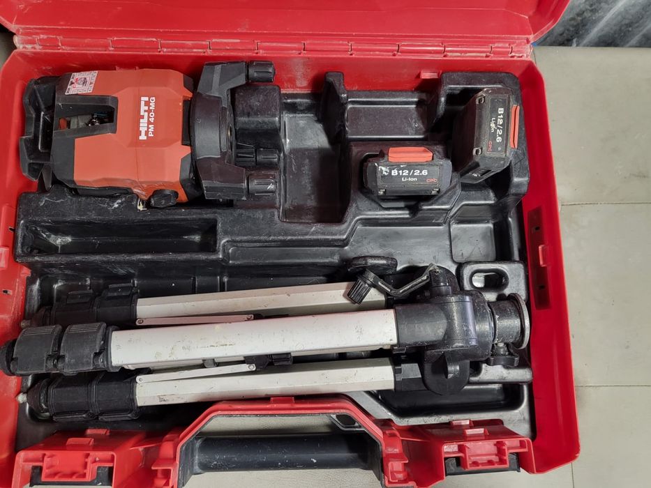 Hilti PM 40Mg luna 12/2024 calibrat la zi 2bat trépied