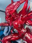 Figurina Diablo - 43 cm, Printată 3D (12K), Rășină Roșu Transparent