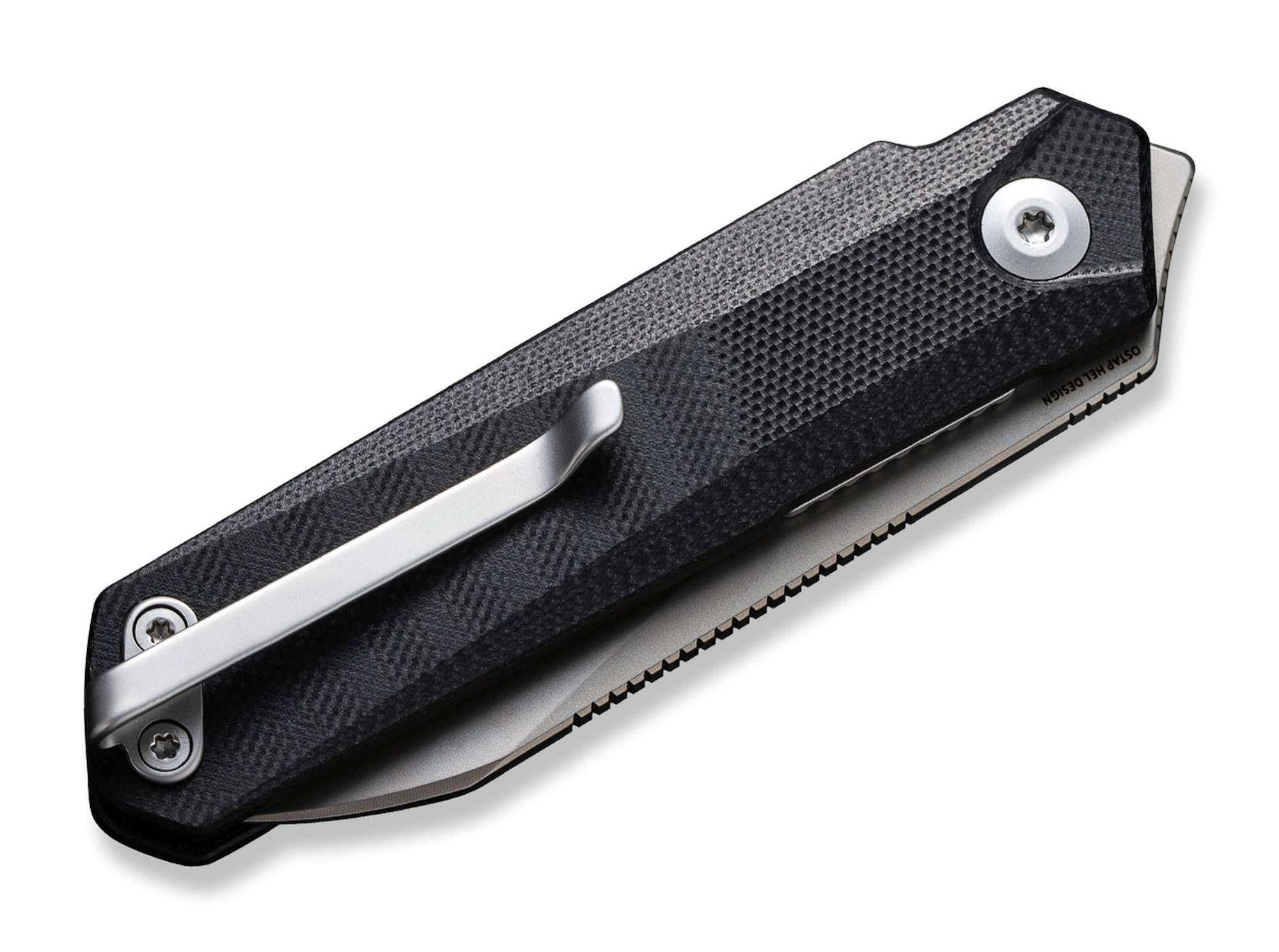 Briceag Flipper CIVIVI Ki-V Plus, maner G10 negru, lama Nitro-V