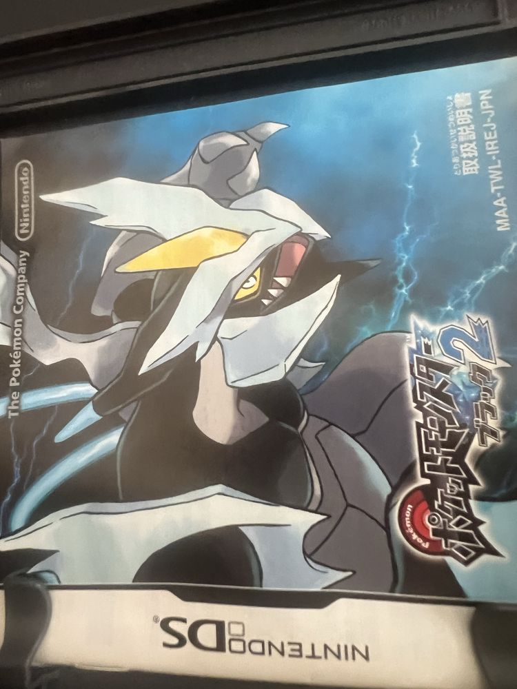 Nintendo DS Lite Pokemon Black 2 Jp