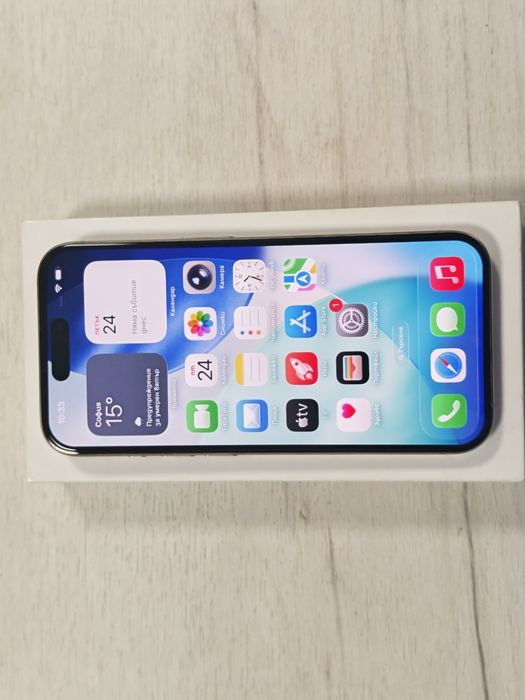 Като нов iPhone 15 Pro 5G 128 GB Natural Гаранция