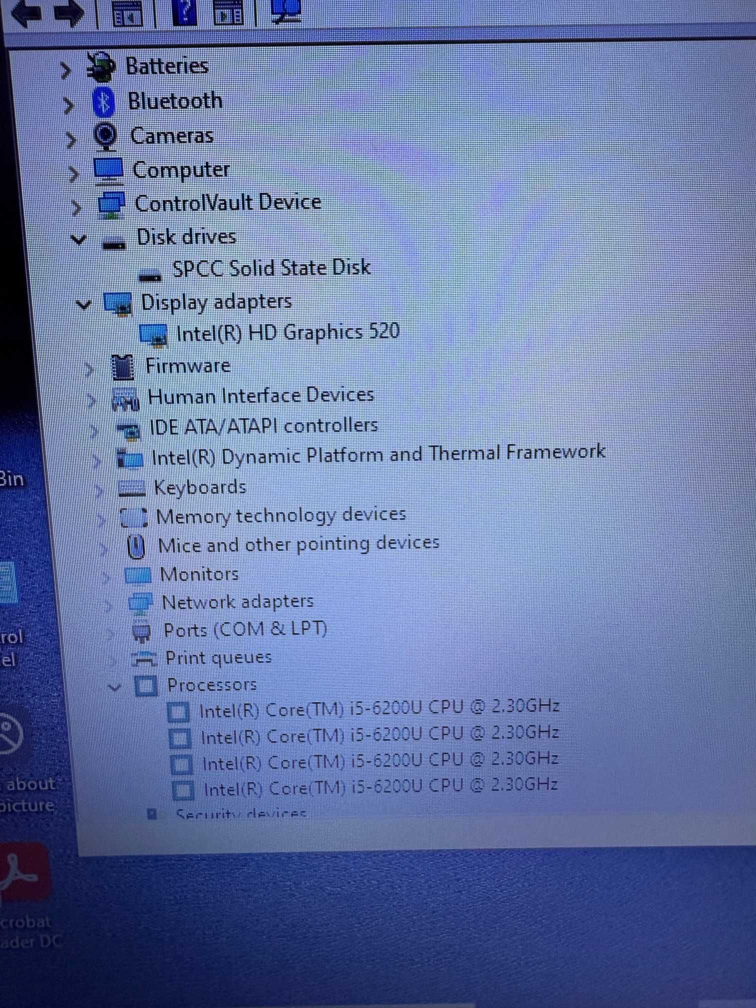 Dell Latitude E5570 I5/8RAM/256GB SSD