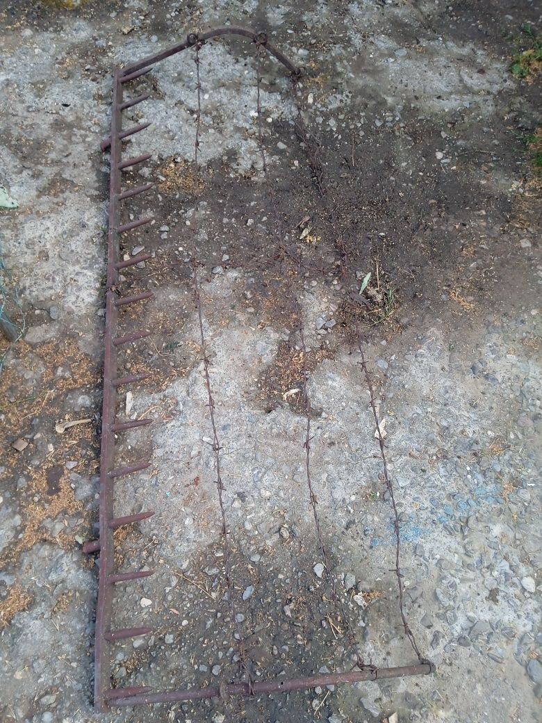 Grilaj metalic din fier forjat pentru porți garduri