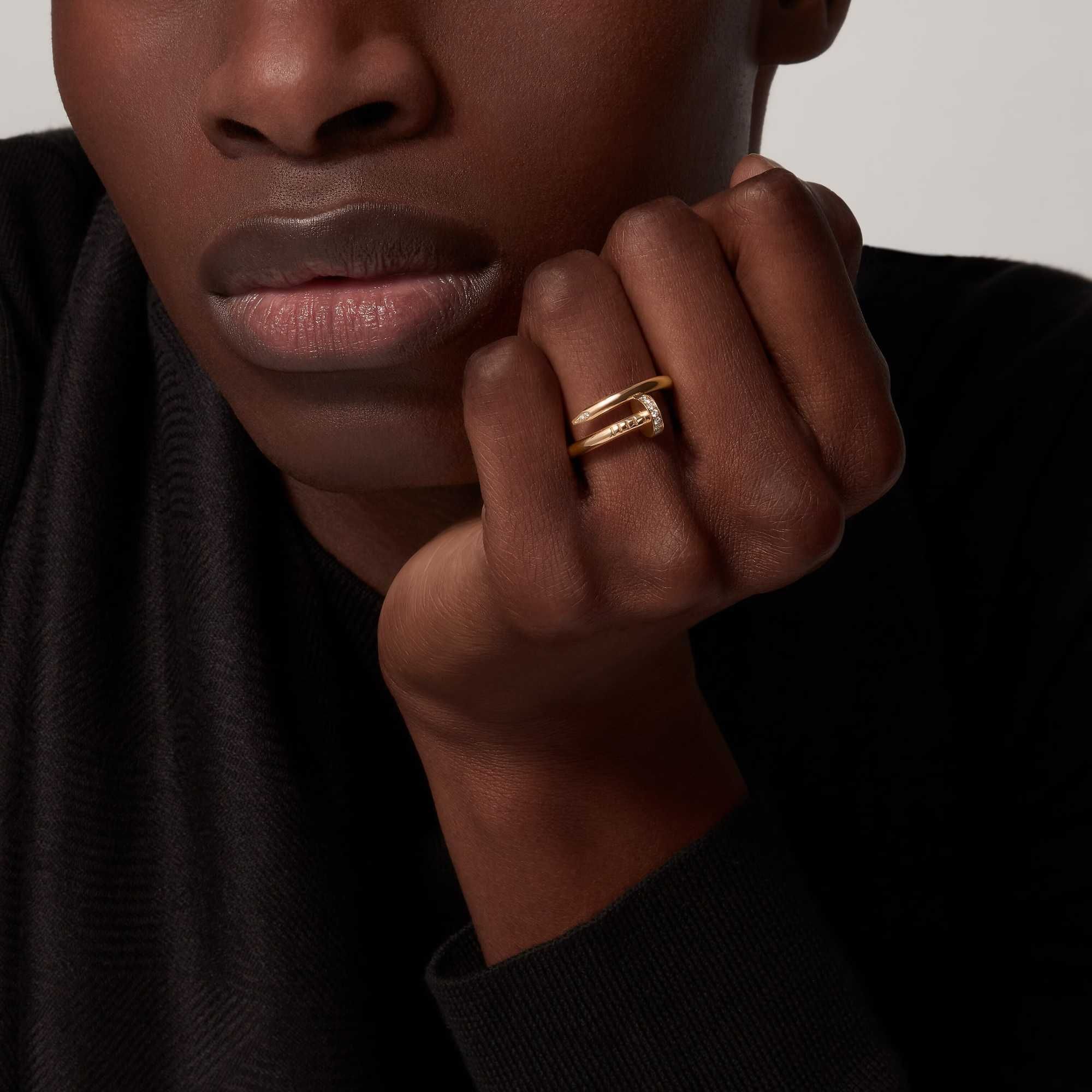 CARTIER Nail Juste un Clou Classic Gold Diamonds Пръстен Пирон