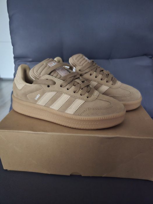 Adidas Samba естествен велур бежови маратонки 38н.