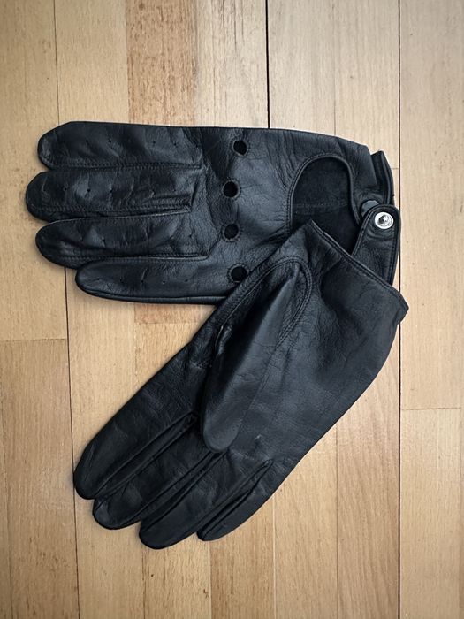 Manusi piele moto/auto cafe racer vintage retro