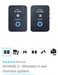 M-VAVE 2 - Wireless in-ear monitor system, casti sau camere filmat