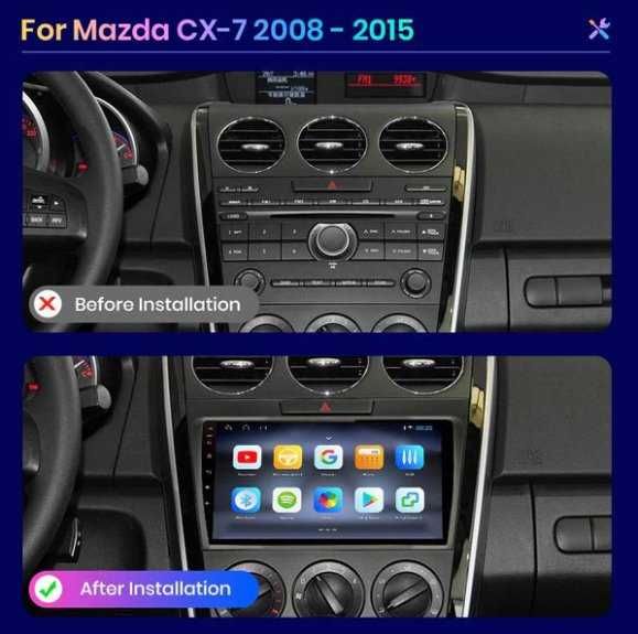 Mazda CX-7 2008 - 2015 Мултимедия с НАВИГАЦИЯ АНДРОИД