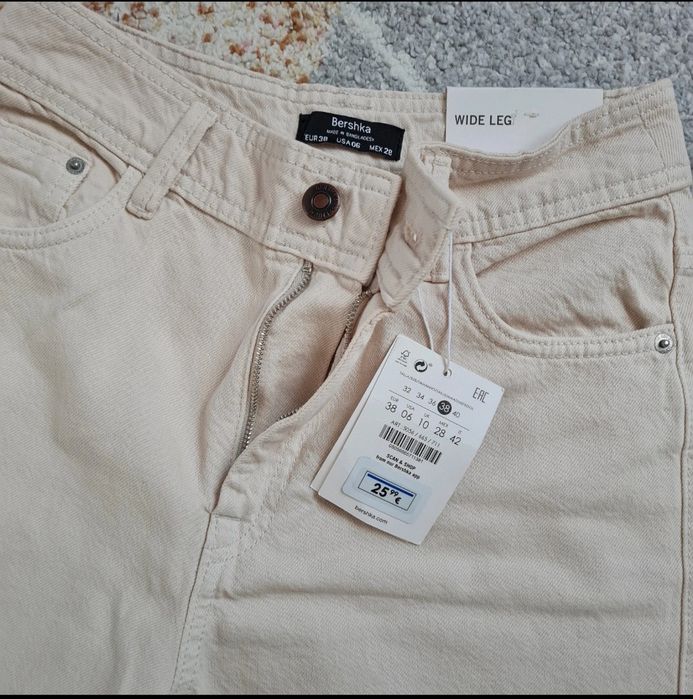 Pantaloni wide leg, mar 38