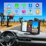 Ecran auto carplay android auto universal pentru masini 2 camere