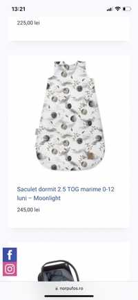 Sac de dormit bebe moonlight baby steps nou