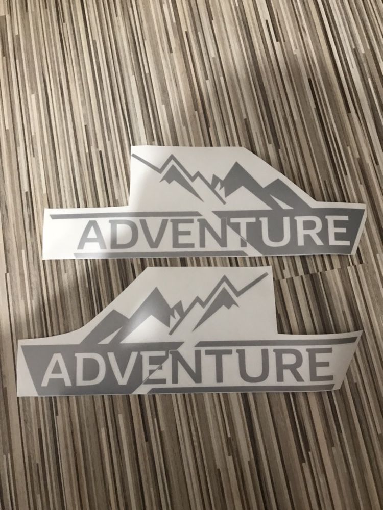 Sticker Duster Adventure si Stepway argintiu si negru