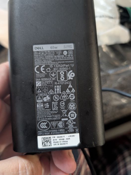 Okazie ‼️ Incarcator Dell 65w - mufa groasa cu pin central !