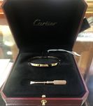 Brățară Cartier LOVE slim aur alb 750