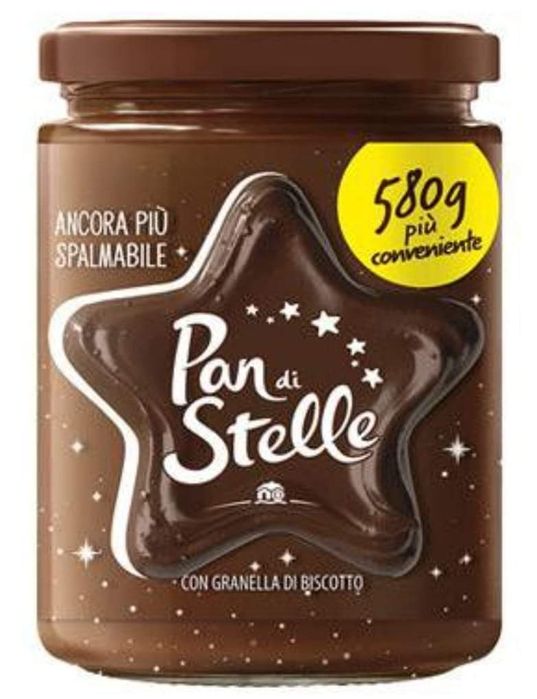 Какаов лешников течен шоколад с НАТРОШЕНИ бисквитки Италия 580 гр. 9