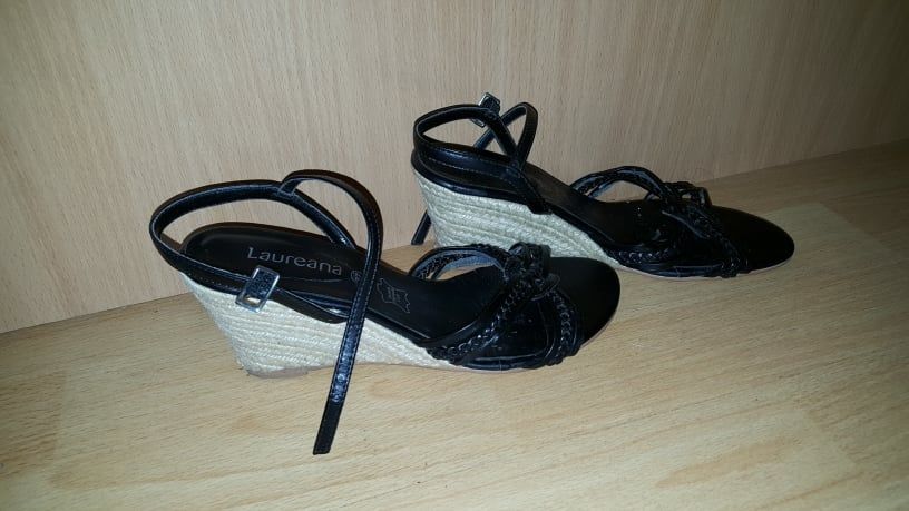 Sandale piele negre