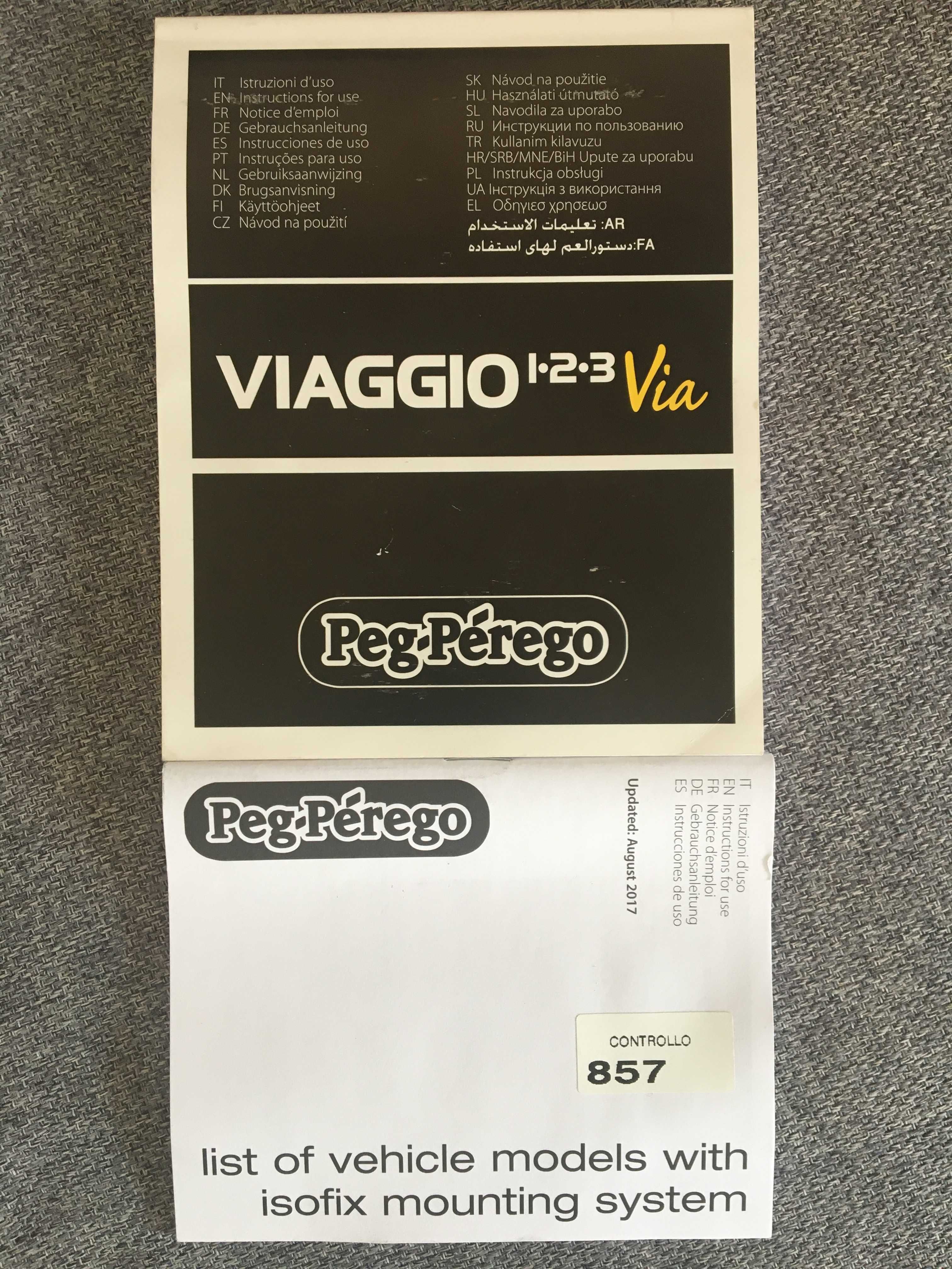 peg perego via детска седалка за кола с isofix