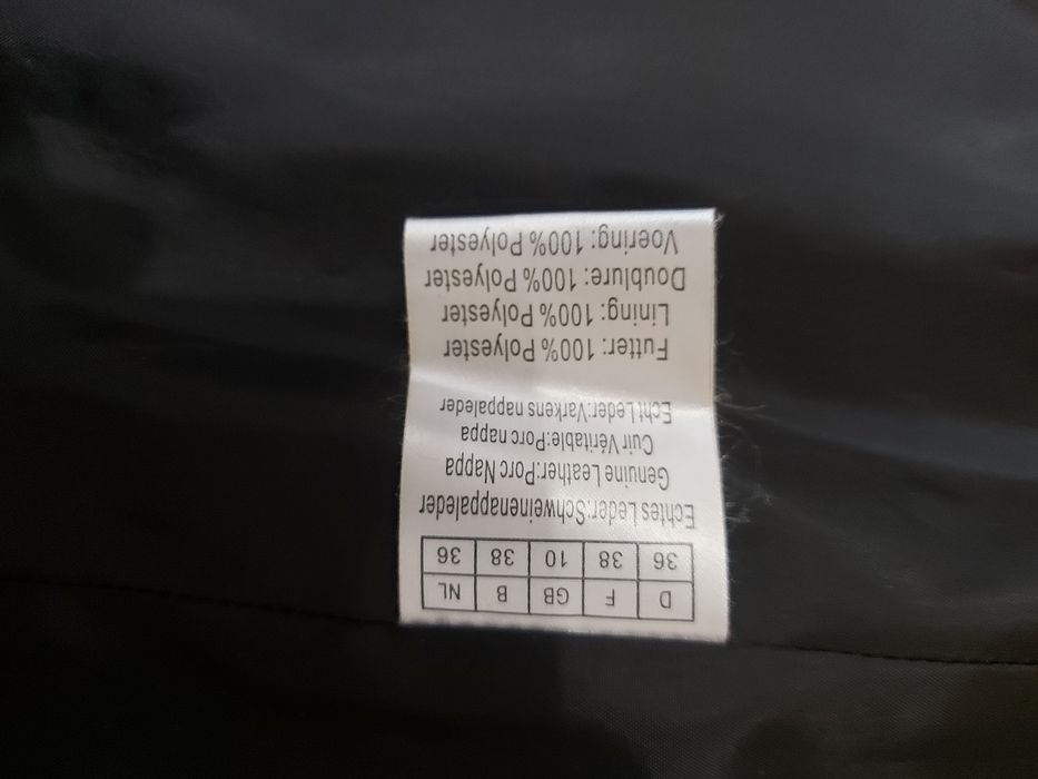 Palton din piele naturală de damă, mărimea 36