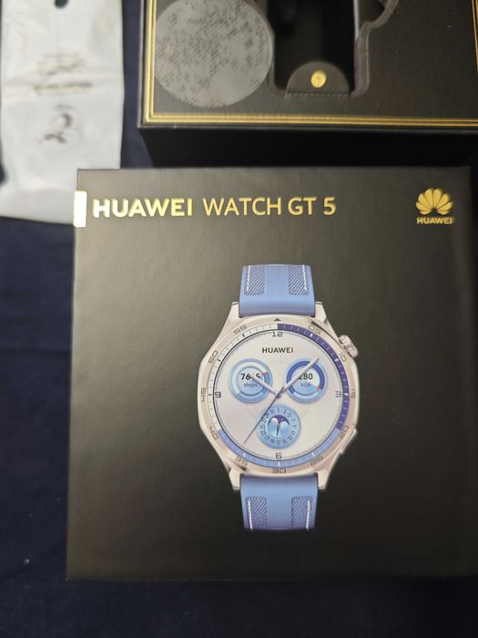 Huawei Watch GT 5, 46mm, от Германия,  синя каишка