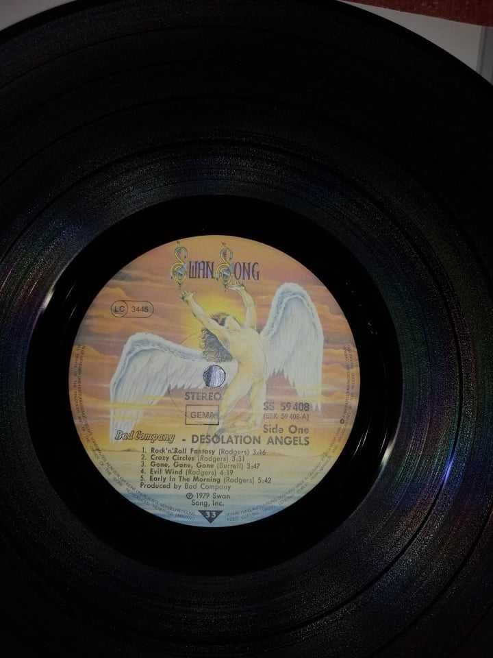 Bad Company Desolation Angels Gatefold 1979 Swan Song Ger vinil vinyl