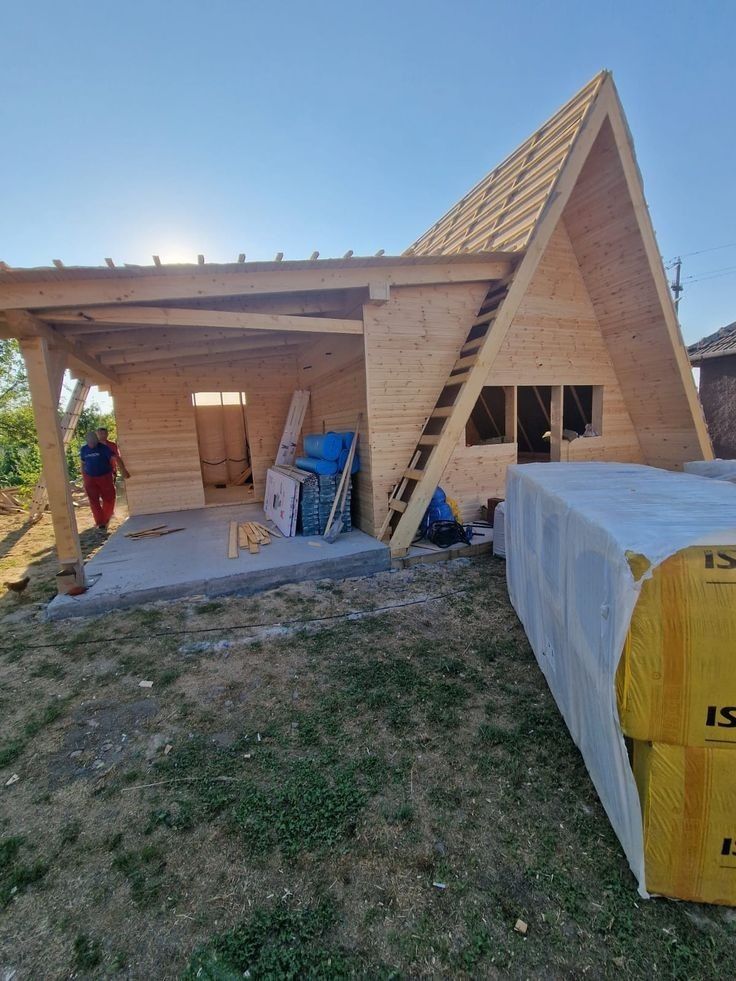 Cabana tip A Frame  4.3m x 10m