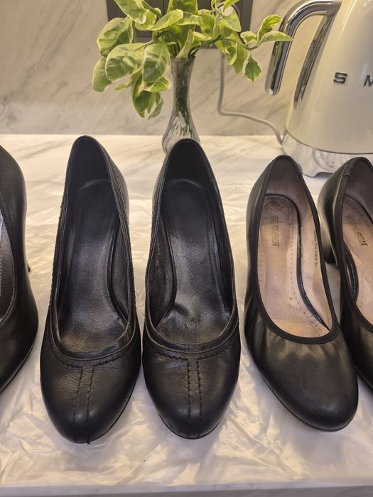 Кожаные туфли фирменные бу