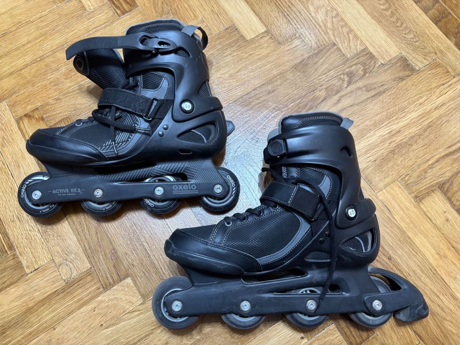 Role Barbati Marimea 45 Oxelo Active FiT.3 Patine cu Rotile Decathlon