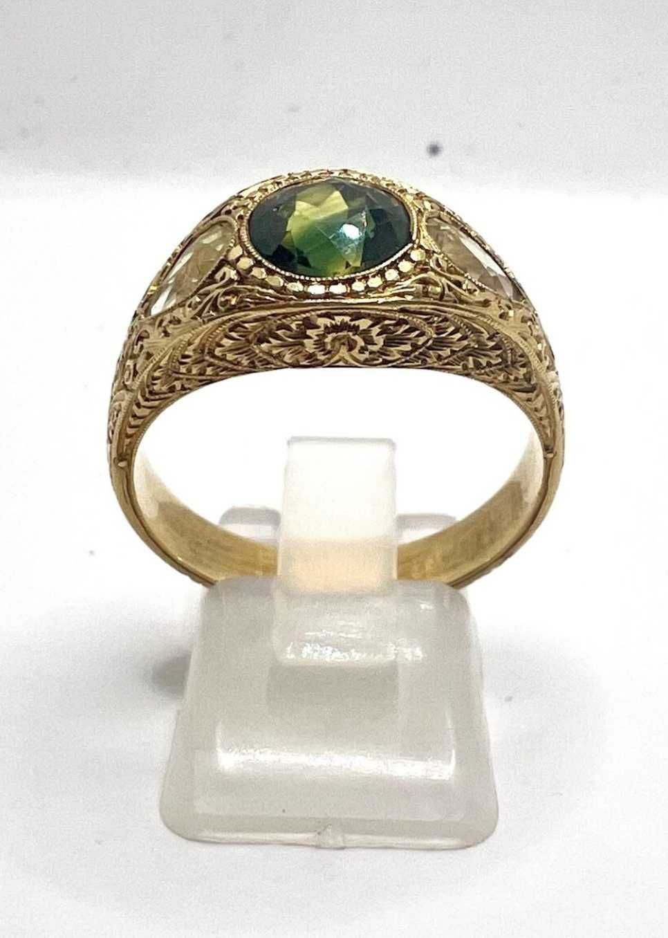 Inel Aur 18k Superb cu Peridot