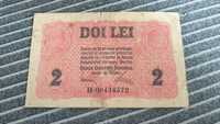 Bancnota romaneasca 2 lei 1917 BGR