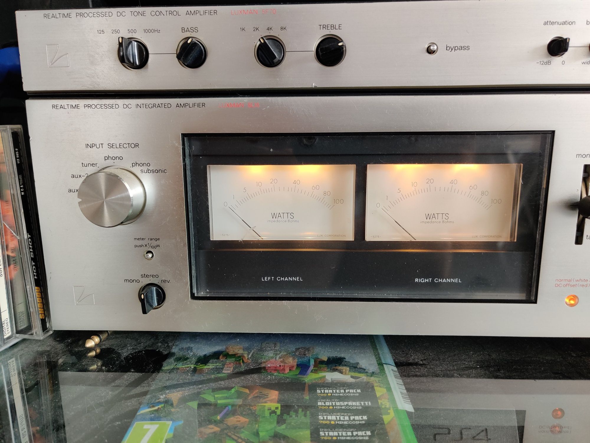 Luxman Laboratory 5F70 și 5L15 preaplificator și final