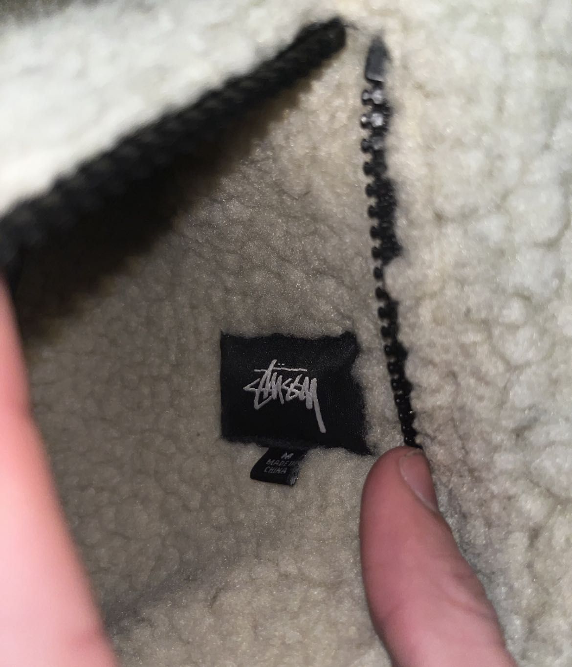 Stussy Sherpa fleece reversible jacket