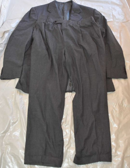 Costum Lanvin Jacheta si Pantaloni Lana Superfina Nr 60 barbati Ofertă