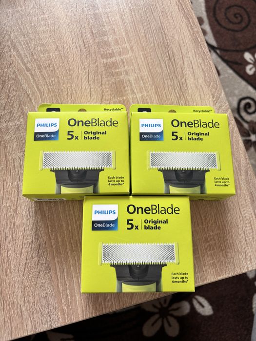 Philips OneBlade 3 комплекта 5 ножчета за бръснене.