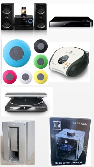 Палет с музикална и аудио техника