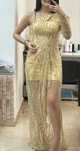 Rochie aurie ocazie