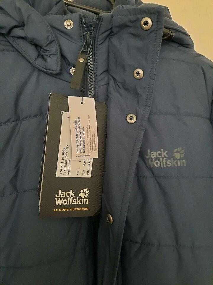 Ново Jack Wolfskin оригинално пухено яке с етикетите размер L