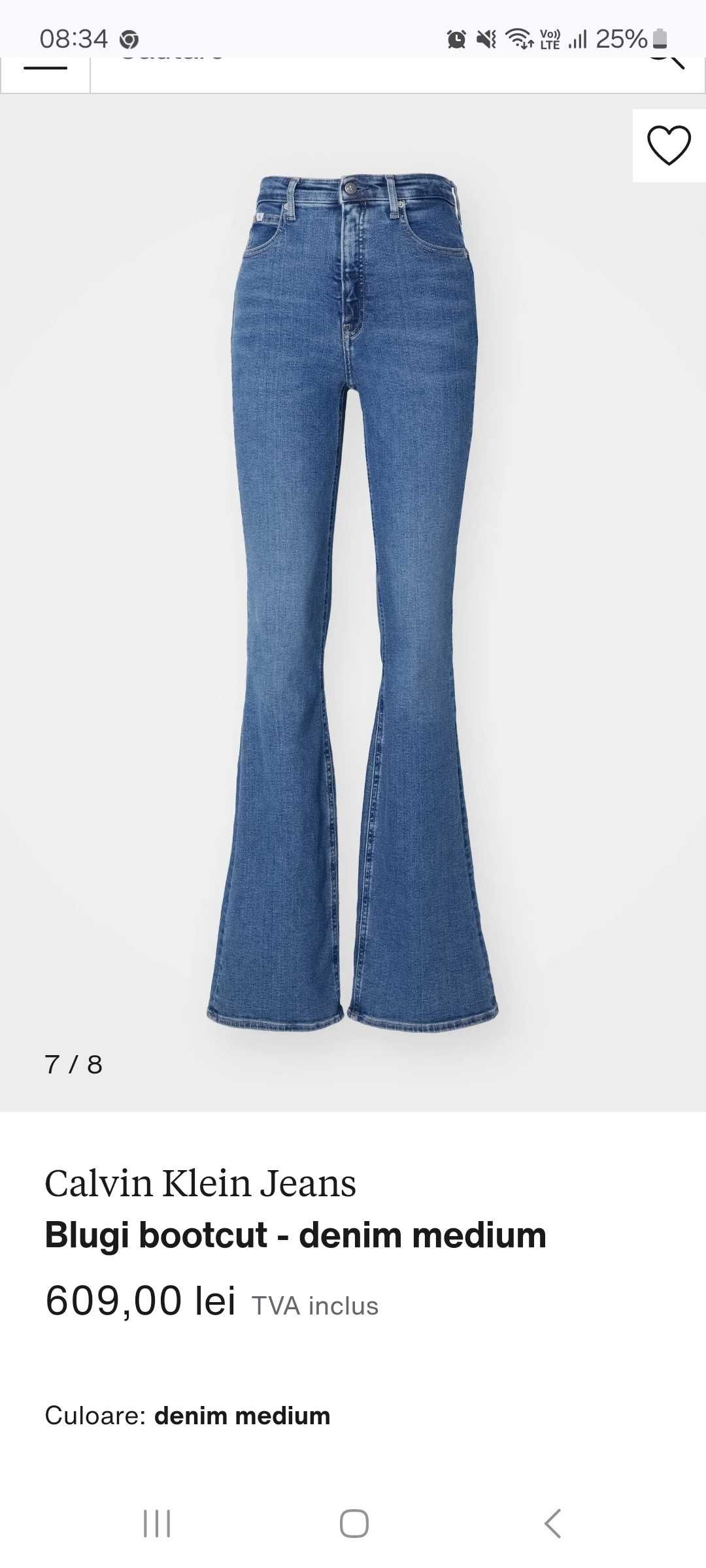 Blugi dama Calvin Klein