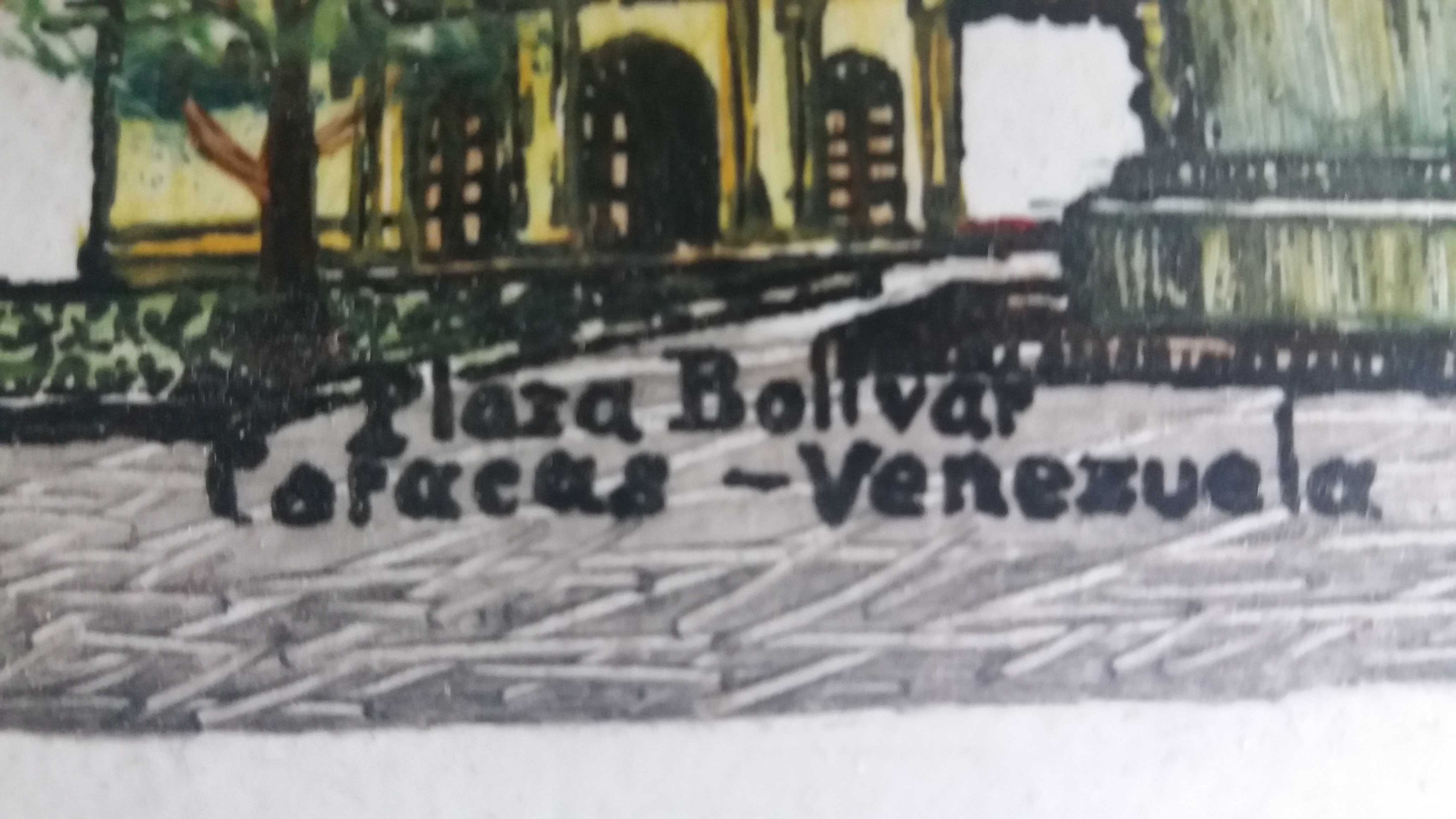 Сувенирна плочка от Венецуела