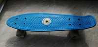 Детски мини скейтборд (scateboard) от пластмаса play 500, син
