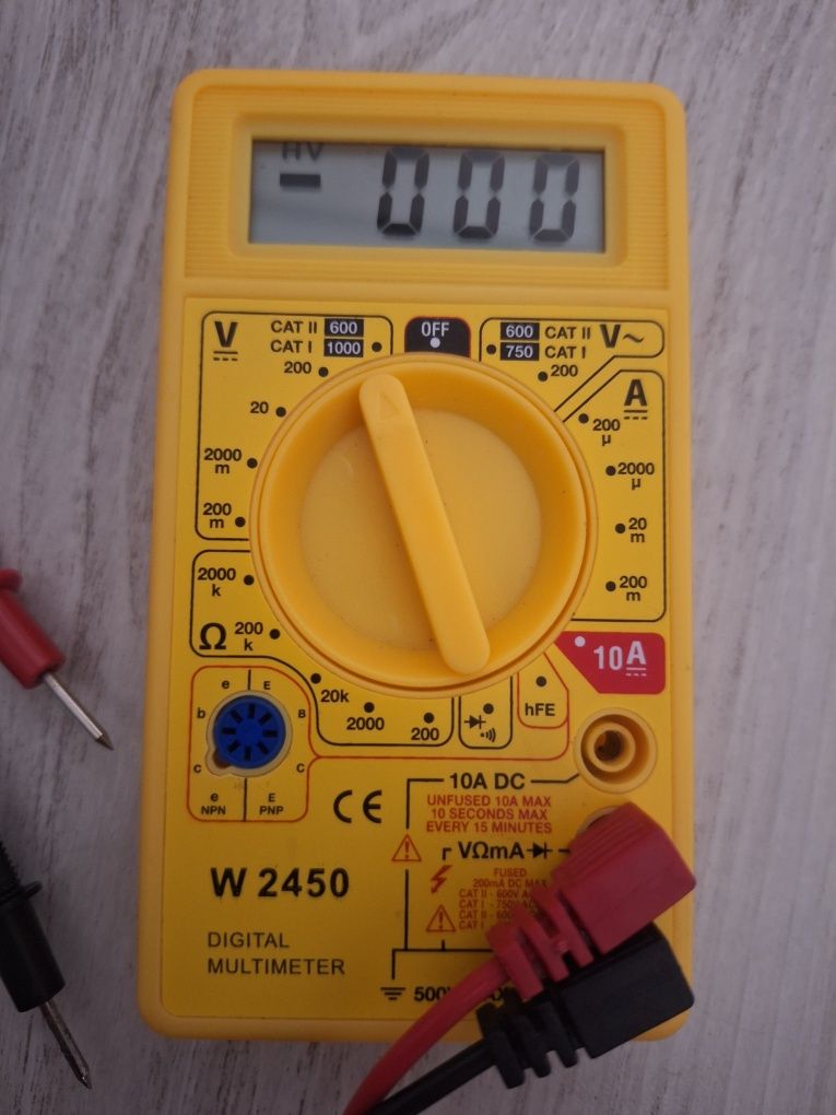 Multimetru digital Wert 2450 DC AC