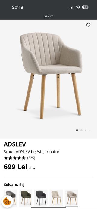 Masă extensibilă IKEA Rosentorp + 4 scaune JYSK Adslev – 1200 lei