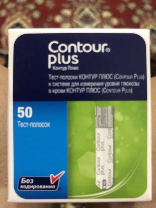 Тест полоски contour plus новые  срок до 08.2026